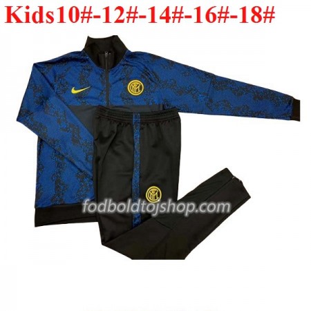 Inter Milan 2020-2021 Børn Træningsjakke Dragt M001